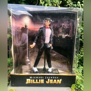 Michael Jackson Billie Jean Playmates Action Figure 2010 Never Opened In Box